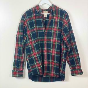 L.L. bean medium flannel